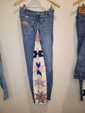 Quilted Barrel Jeans (29" waist)