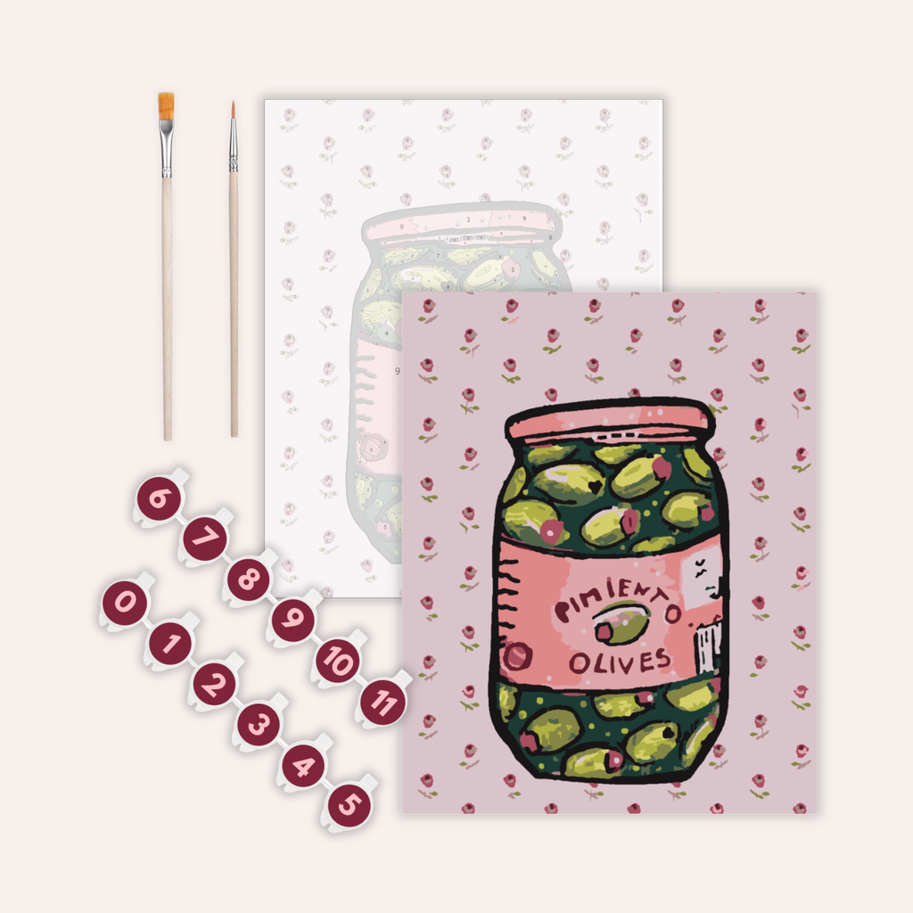 Olives - Paint by Numbers Kit