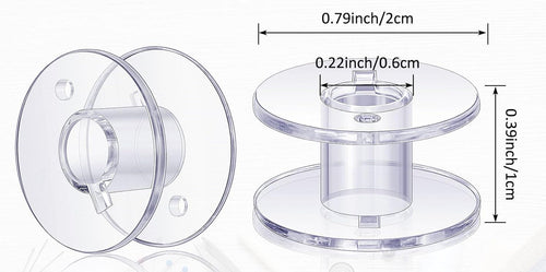 Class 15/A Bobbins for Sewing/Embroidery (10 Pack)