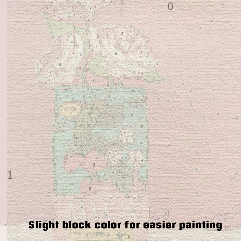 Strawberry Milk - Paint by Numbers Kit