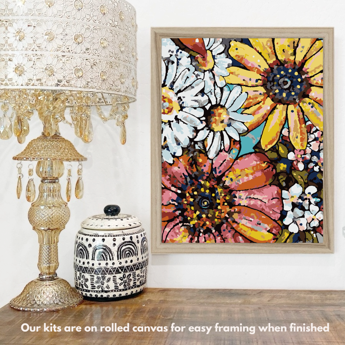 Flower Power - Paint by Numbers Kit