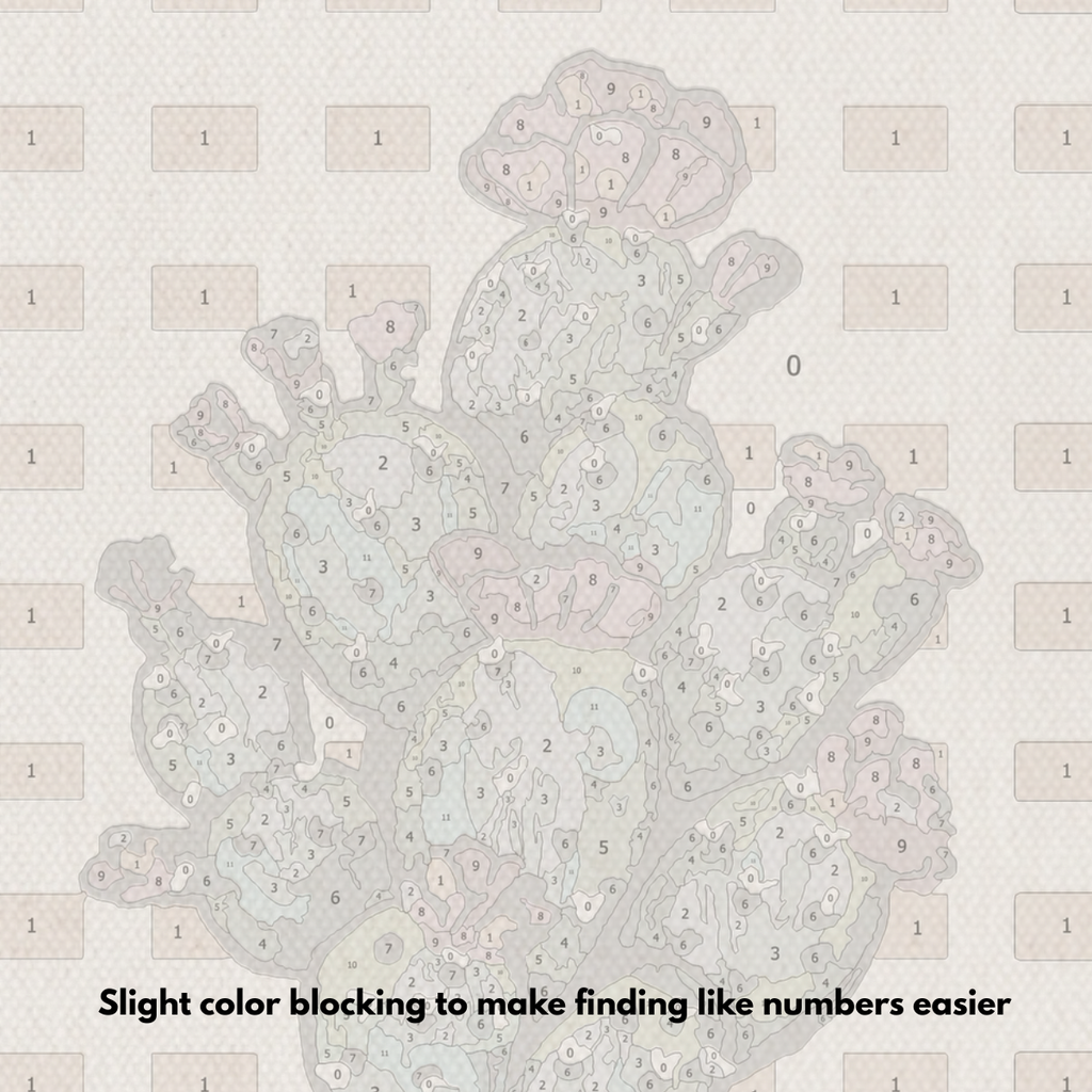 Prickly Pear - Paint by Numbers Kit