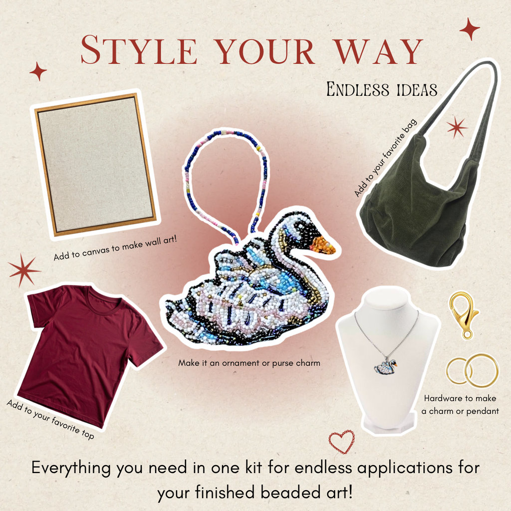 Swan Beaded Art Kit