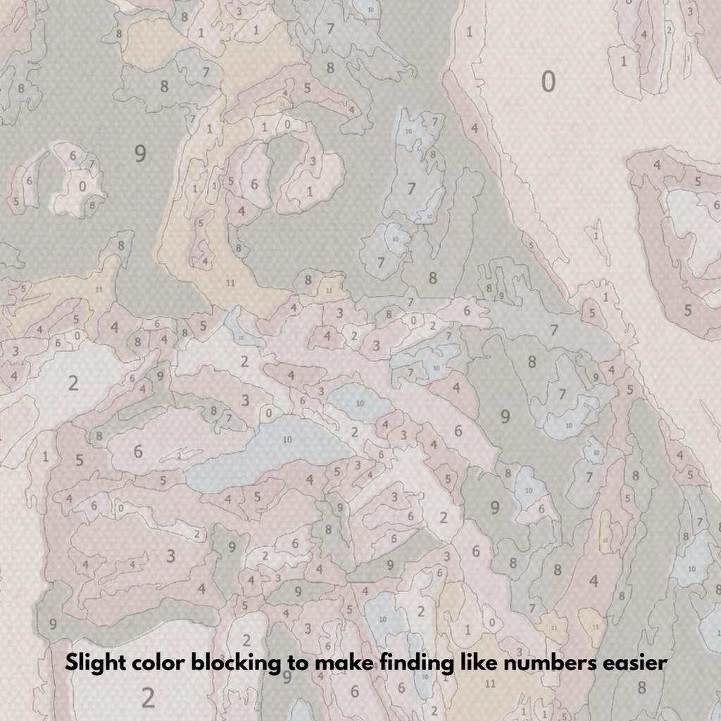 Calico With Bow - Paint by Numbers Kit
