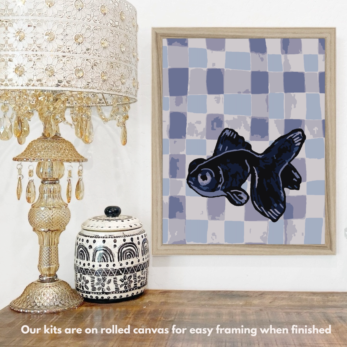 Black Moor Goldfish - Paint by Numbers Kit