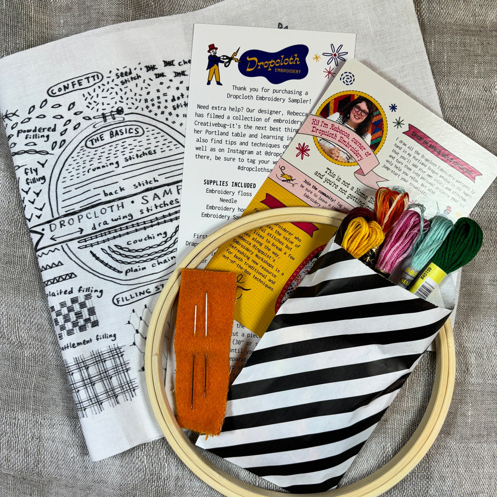 Drawing Stitches Embroidery KIT