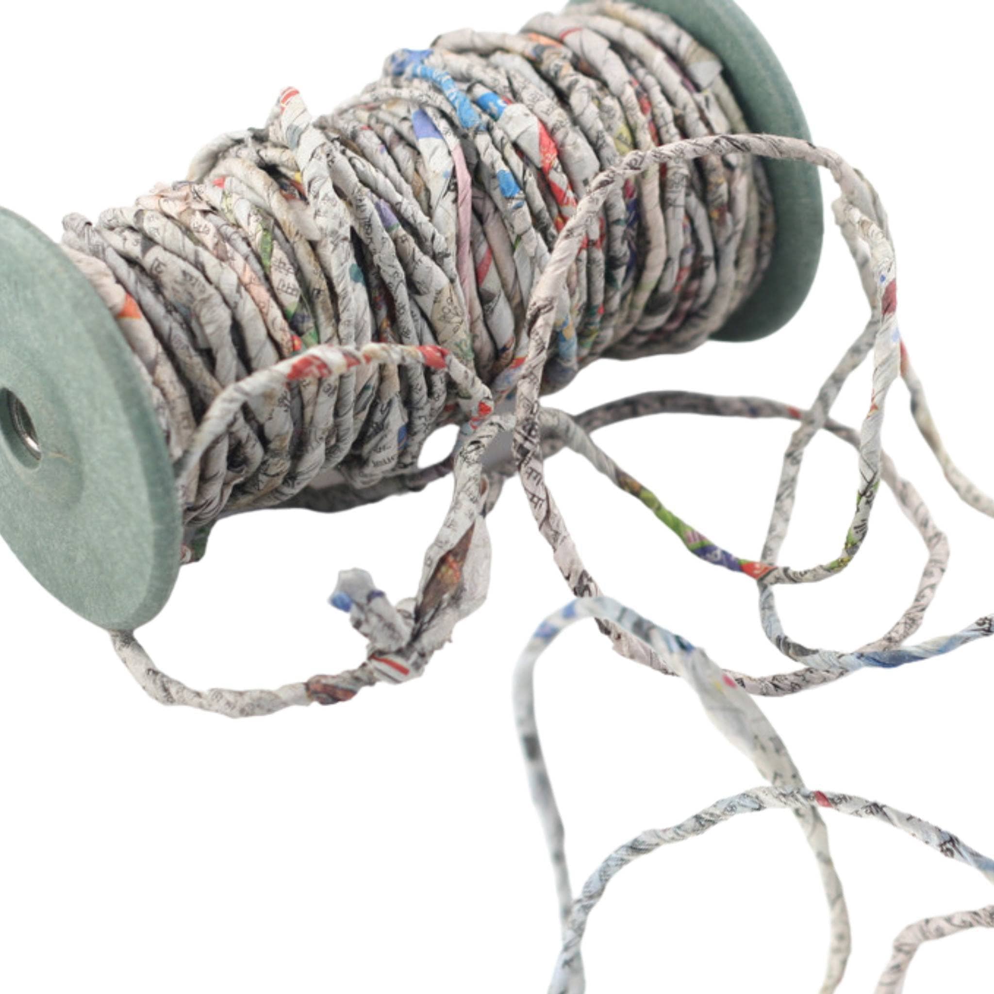 Handmade Newspaper Yarn