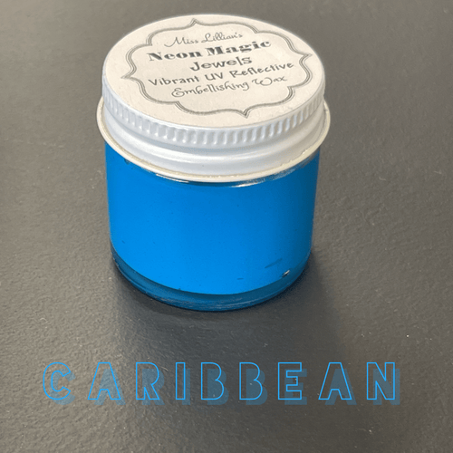 CARRIBEAN-NEON Gilding Wax Jewels (Dark teal)
