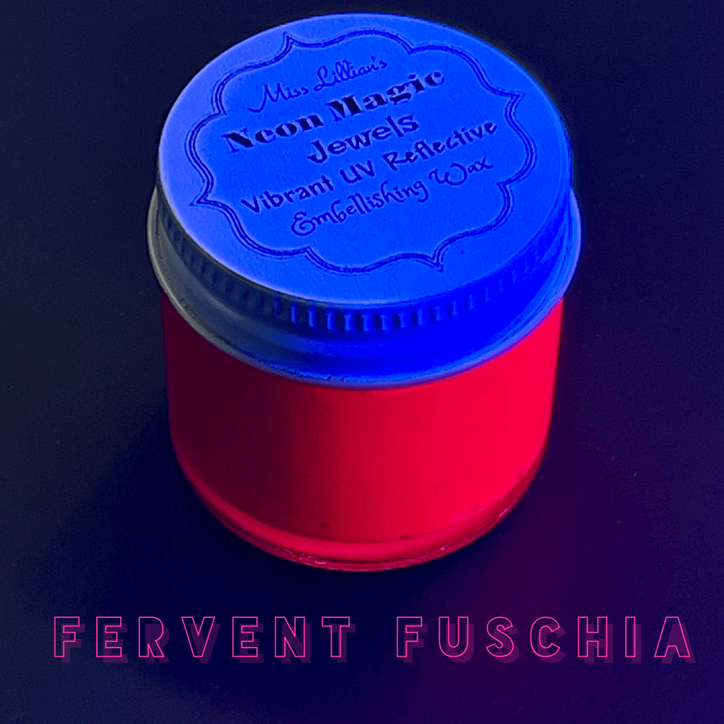 FERVENT FUSCHIA-NEON Gilding Wax Jewels (Fuschia)