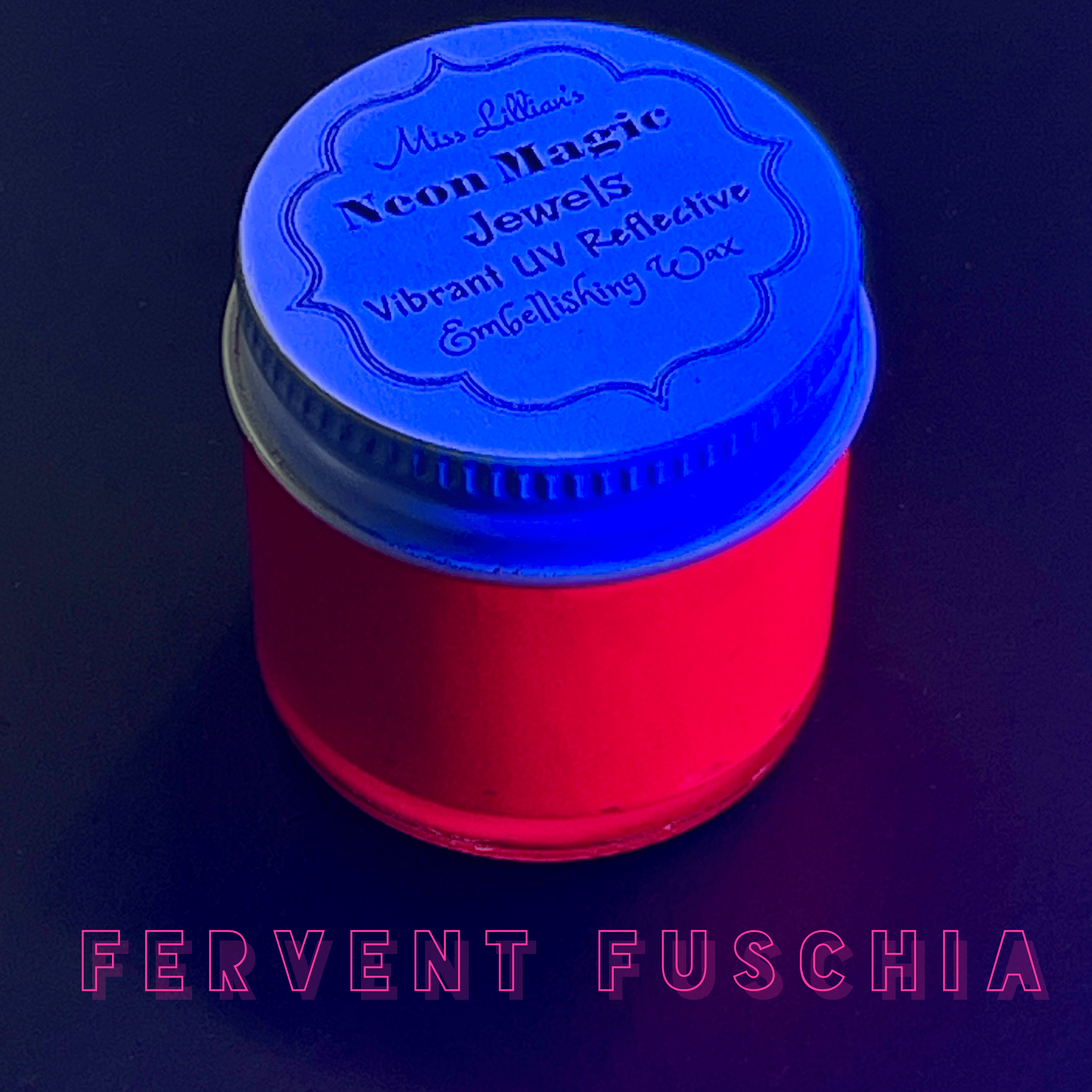 FERVENT FUSCHIA-NEON Gilding Wax Jewels (Fuschia)