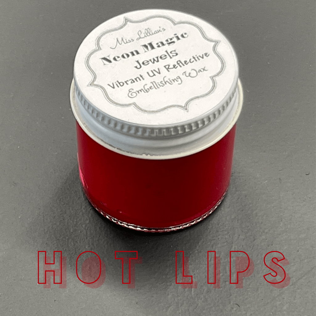 HOT LIPS-NEON Gilding Wax Jewels (Bright Red)