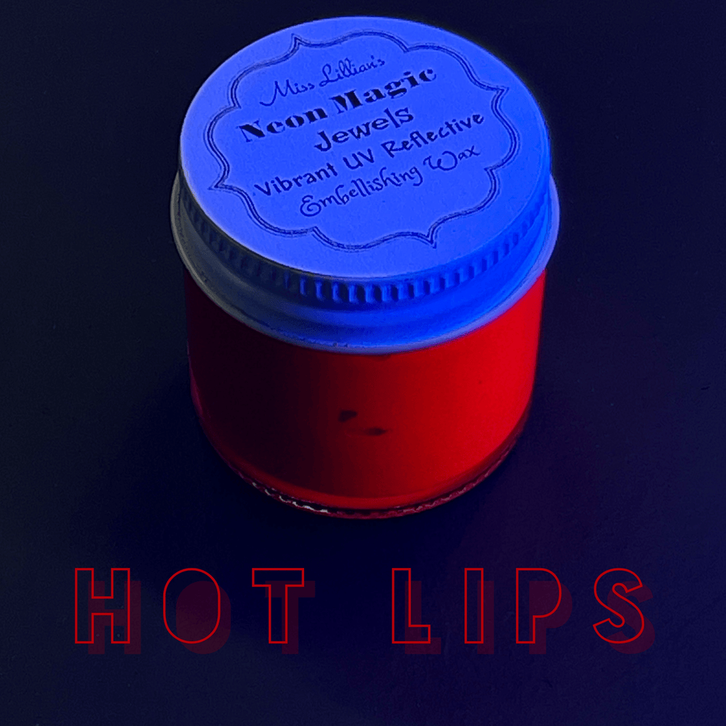 HOT LIPS-NEON Gilding Wax Jewels (Bright Red)