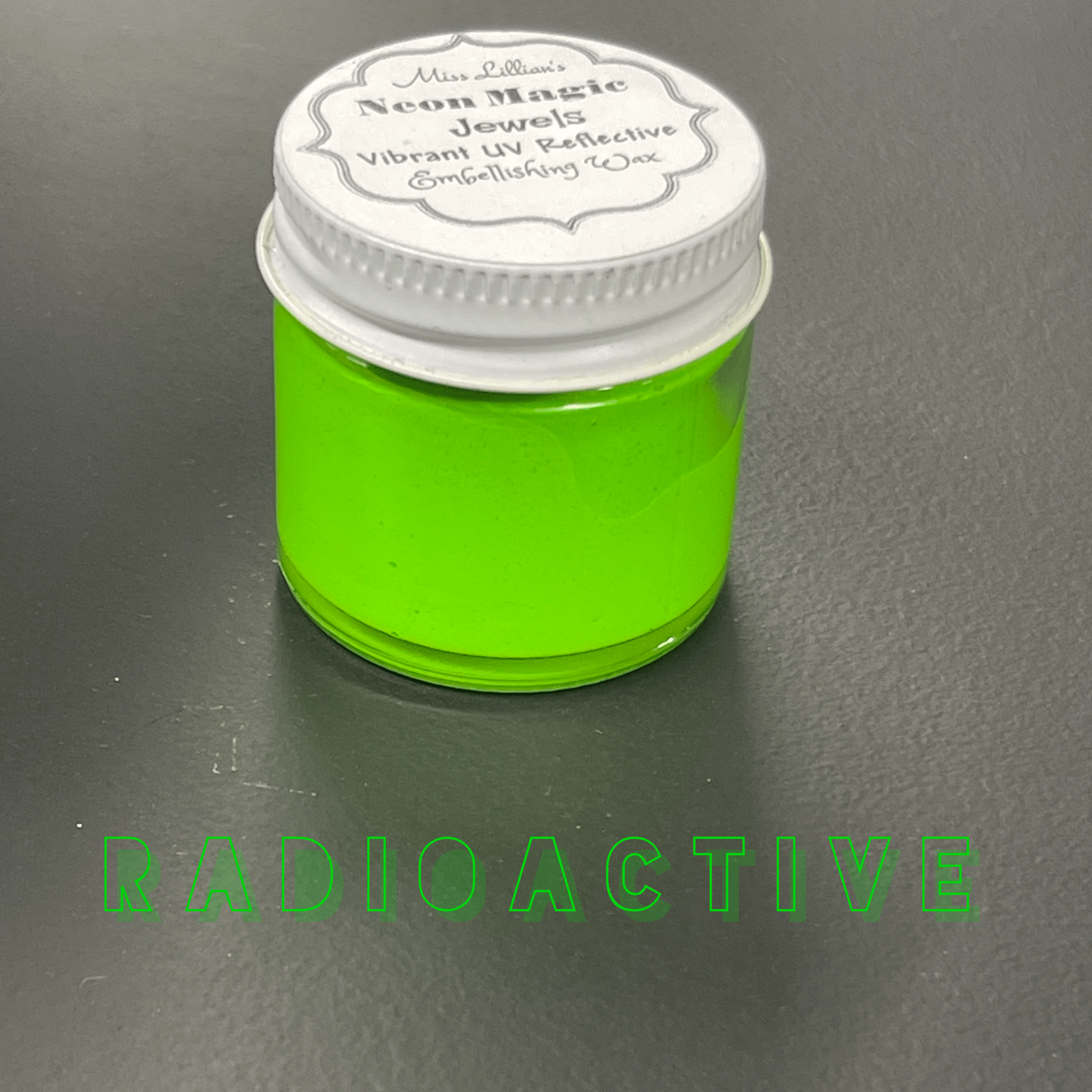 RADIOACTIVE-NEON Gilding Wax Jewels (electric green)