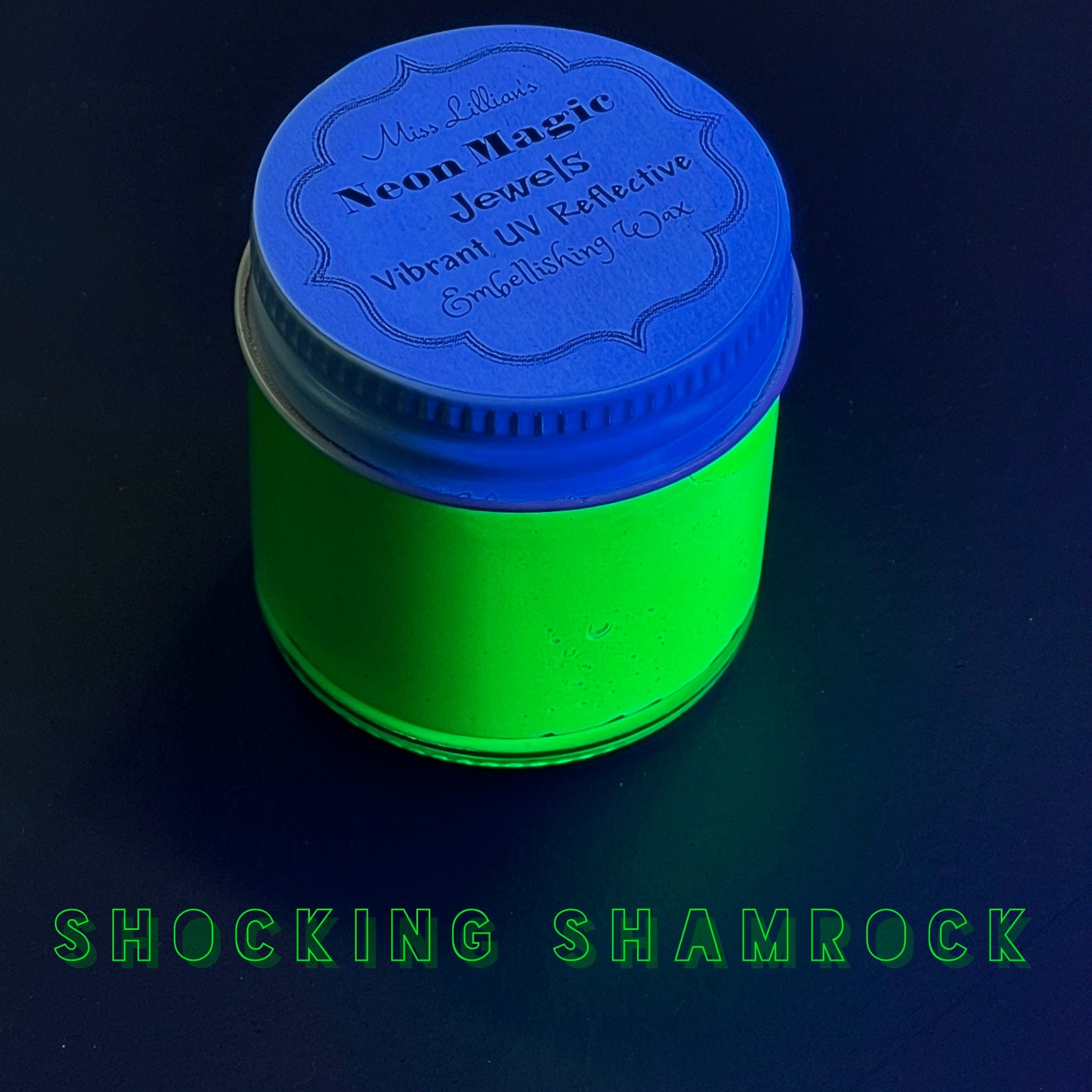 SHOCKING SHAMROCK-NEON Gilding Wax Jewels (electric kelly green)