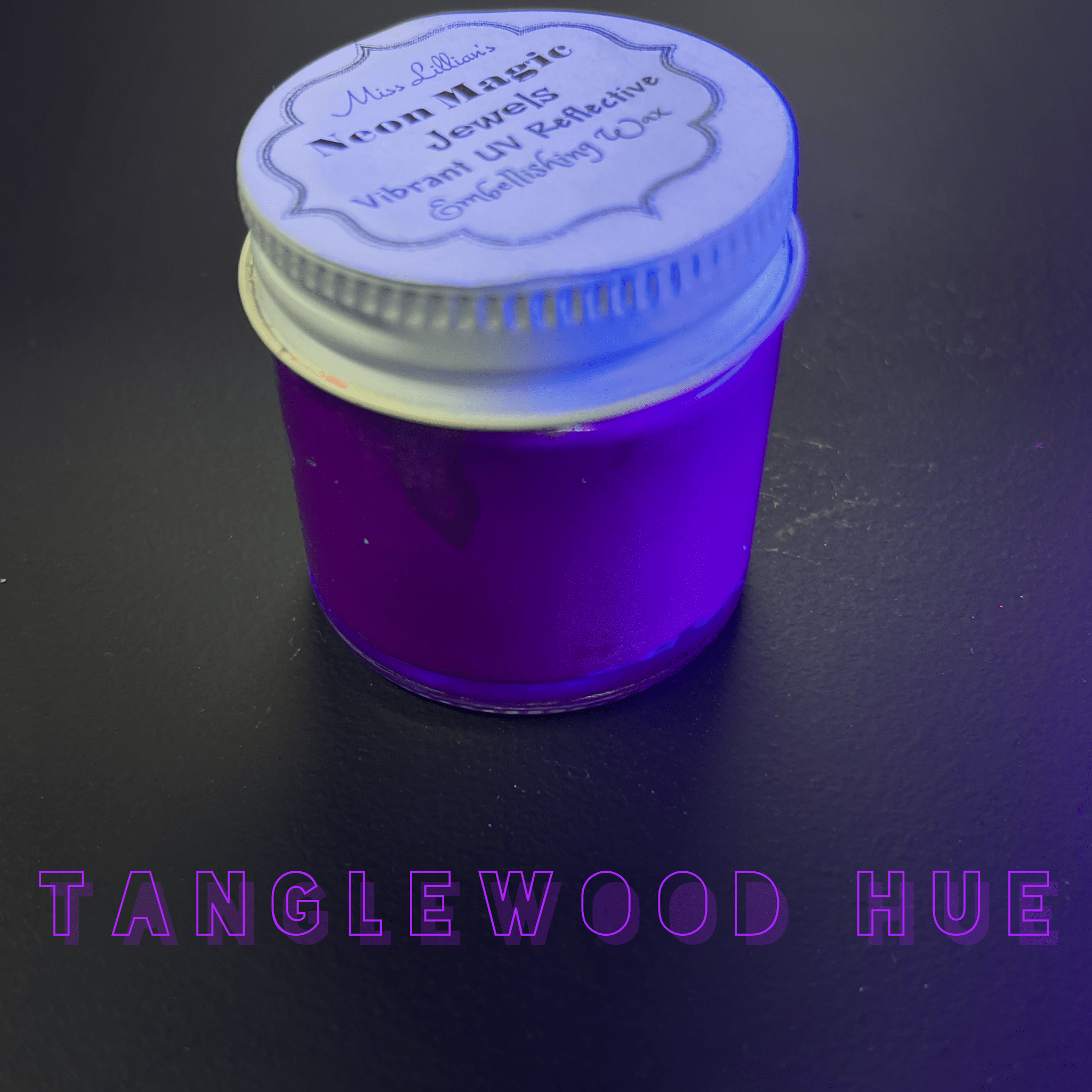 TANGLEWOOD HUE-NEON Gilding Wax Jewels (Bright Purple)