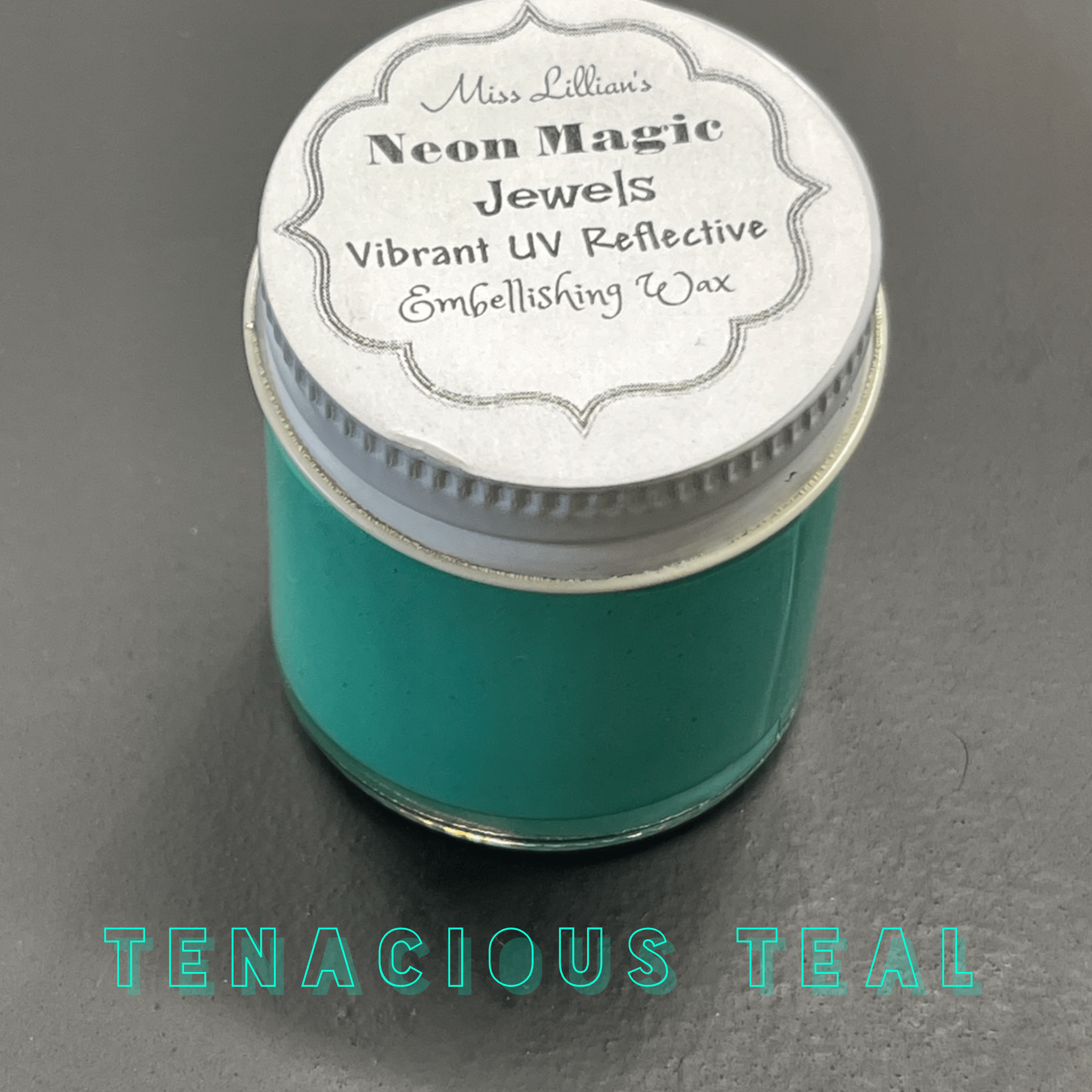 TENACIOUS TEAL-NEON Gilding Wax Jewels (Aqua Blue-green)