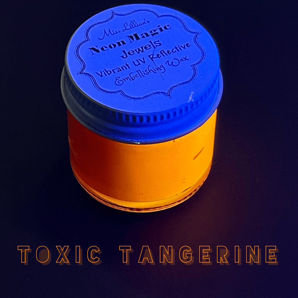 TOXIC TANGERINE-NEON Gilding Wax Jewels (Tangerine Orange)