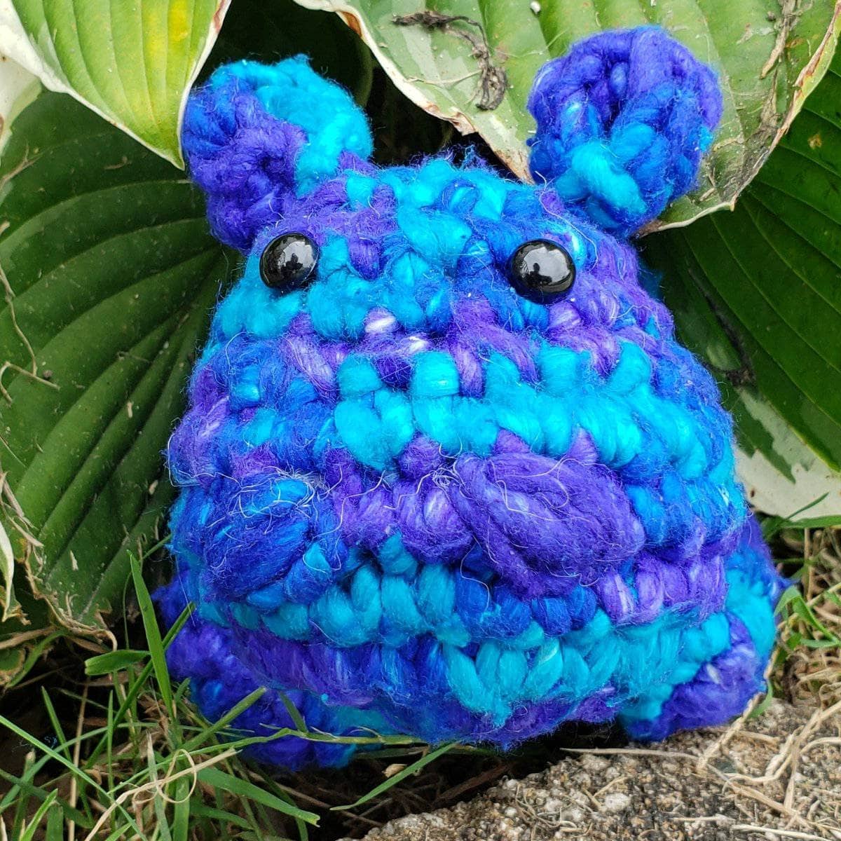 Recycled Silk Baby Hippo Crochet Kit