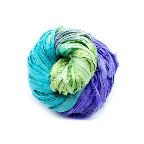 Artisan Recycled Sari Ribbon – Sari Treasures in Every Strand