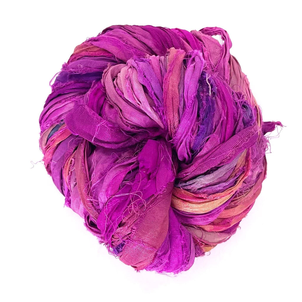 Artisan Recycled Sari Ribbon – Sari Treasures in Every Strand